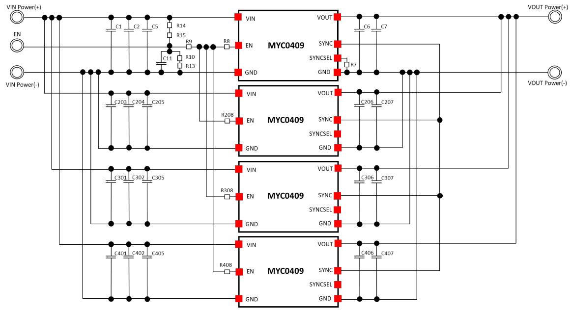 Schéma - Murata Modules d'évaluation MYC0409